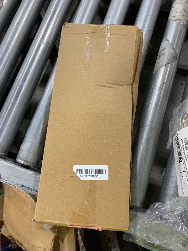 Photo 1 of 2 Pack L16 x W 2.5" 10mm Thick Hidden Countertop Support Brackets, Straight Steel Countertop Support Brackets Solid Floating Shelf Bracket for Countertops Frosted Black