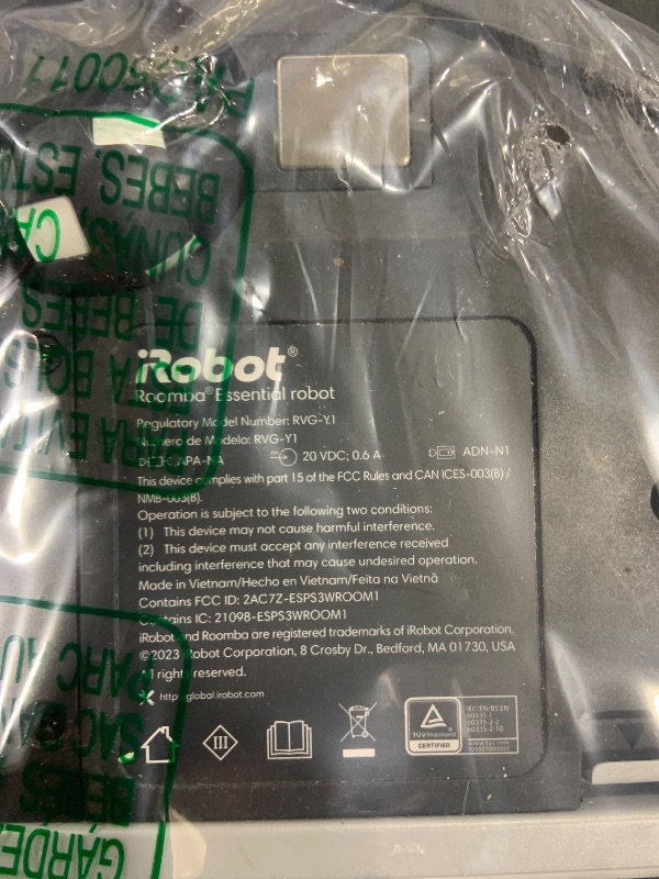 Photo 1 of iRobot Roomba Vac Robot Vacuum (Q0120) - Easy to use, Power-Lifting Suction, Multi-Surface Cleaning, Smart Navigation Cleans in Neat Rows, Self-Charging, Alexa
