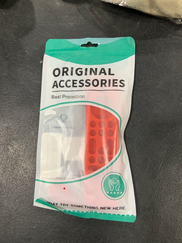 Photo 1 of Silicone Remote Case for Toshiba/Insignia FireTV - Anti Slip, Shockproof with Lanyard (Red)