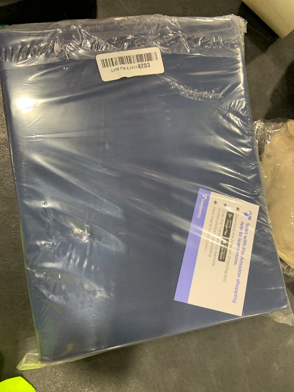 Photo 1 of Bedsure 100% Washed Cotton Duvet Cover Queen Size - Navy Minimalist Cotton Duvet Cover Linen Like for All Seasons - GentleSoft™ Plain Simple Bedding, 3 Pieces (Navy, Queen, 90"x90")