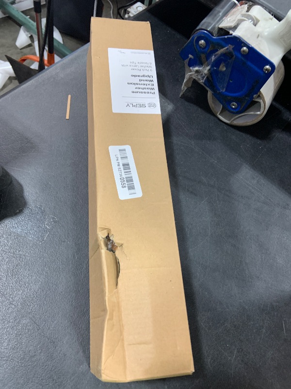Photo 1 of Pressure Washer Extension Wand Upgrade, 9 Pack Power Washer Lance with 6 Nozzle Tips, 30°,90°,120° Curved Rod, 1/4" Quick Connect, 4000 PSI