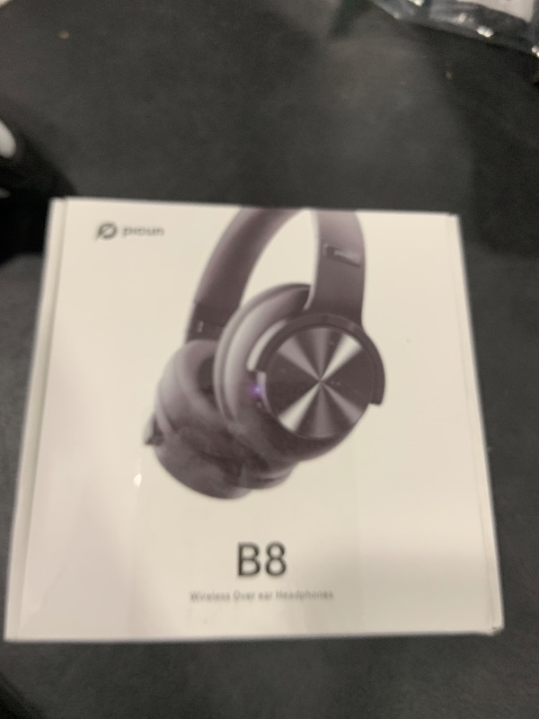 Photo 1 of Picun B8 Bluetooth Headphones, 120H Playtime Headphone Wireless Bluetooth with 3 EQ Modes, Low Latency, Hands-Free Calls, Over Ear Headphones for Travel Home Office Cellphone PC Black