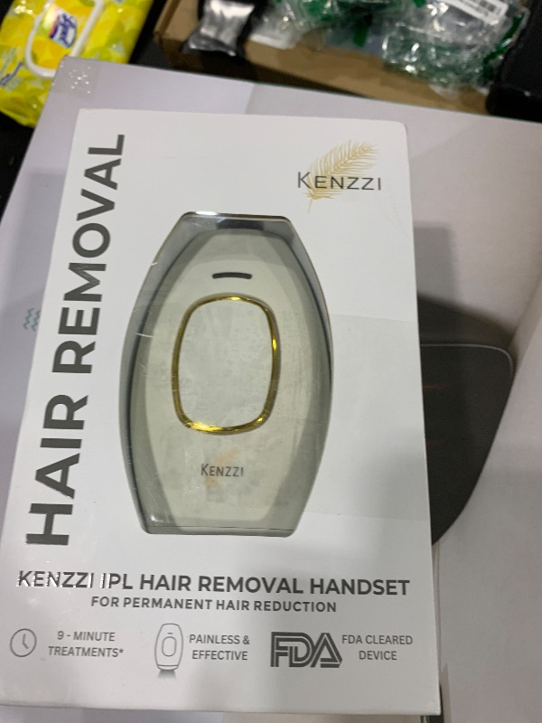 Photo 1 of PARTS ONLY -------------------------------------------------Kenzzi IPL Hair Removal Handset for Women & Men: Pain-Free & Long-lasting Solution for Body & Face Hair Removal, An Alternative to Salon Laser Hair Removal Treatments, Permanent Results
