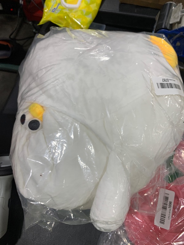 Photo 1 of JOSON Chubby Plush Seagull Toy, Cute Cartoon Plush Fat Chicken Animal for Boys and Girls (15.78")
