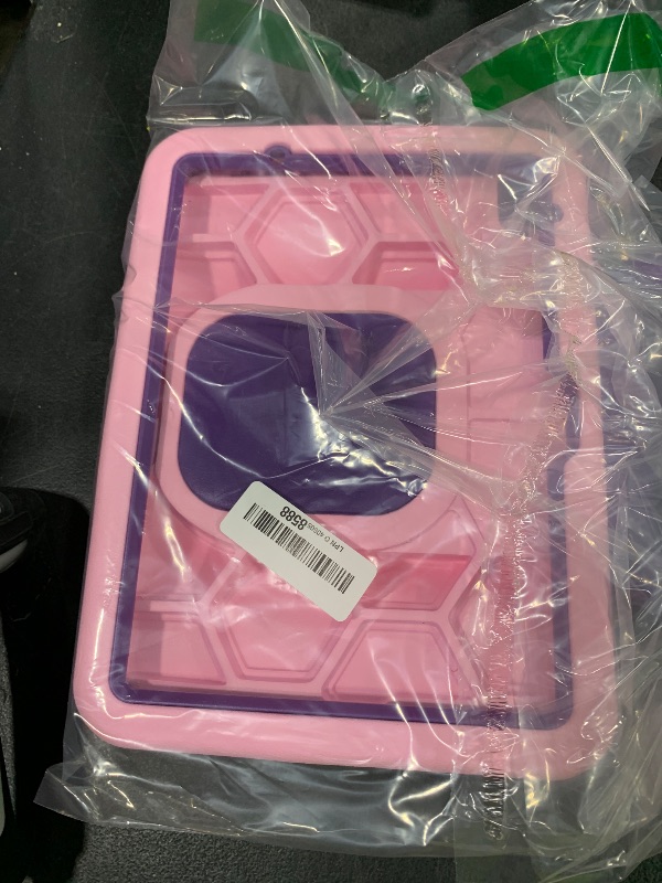 Photo 1 of Kids Case for iPad (A16) 11th/10th Gen 10.9'' 2025/2022,Adjustable Portrait/Landscape Stand/Drop Proof with Handle,Child Friendly Case for iPad Air 11 (M3/M2) 2025/2024 (Pink)
