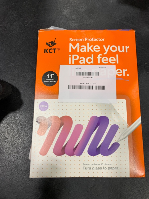 Photo 1 of KCT 2+2 Pack Paperfeel Screen Protector Compatible with iPad Pro 11 Inch 2021&2020 with Transparent Camera Lens Protector, Anti-Glare&Matte Compatible with Apple Pencil, for Writing & Drawing