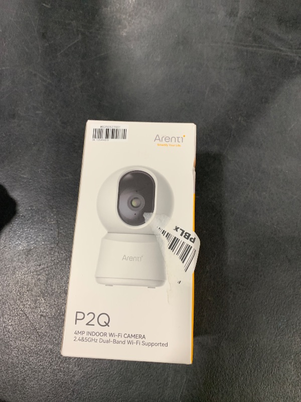 Photo 1 of ARENTI 5G Security Camera Indoor, 4MP Pet Camera with Speaker for Dog/Cat, Baby Monitor with Phone App, Dual-Band WiFi, Auto Tracking, Super Night Vision, 2-Way Talk, Cloud & SD Card Storage