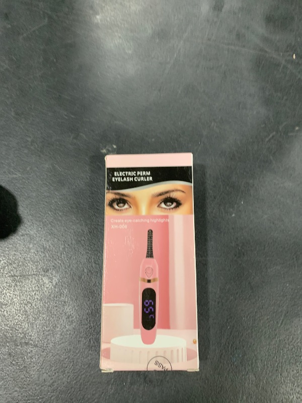 Photo 1 of Heated Eyelash Curlers - Eye Lash Curler Heat - Mini Electric Eyelash Curler with LED Display 3 Temp Settings USB Rechargeable Natural Curling 24H Long Lasting for Women Makeup Tools Gifts