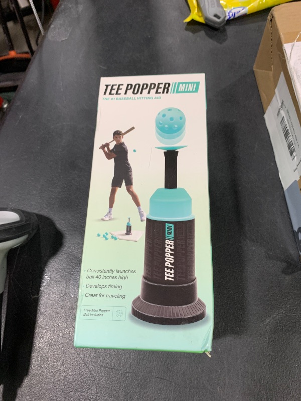 Photo 1 of Bandit Sports Baseball Training Mini Tee Popper, Hitting Tee for Perfect Swings, Batting Machine for Practicing Hitting Without a Pitcher (1 Popper Ball Included)