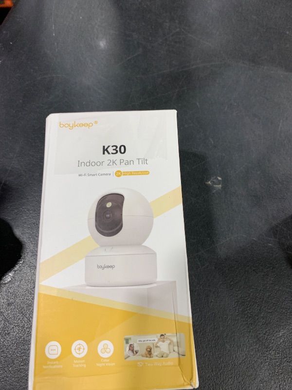 Photo 1 of BoyKeep Indoor Camera - 2K Pet Camera, 5G/2.4GHz WiFi Cam for Baby Monitor with Phone App, 360° Pan & Tilt, 2-Way Audio, Color Night Vision, New for 2025 with 12s Free Cloud Storage