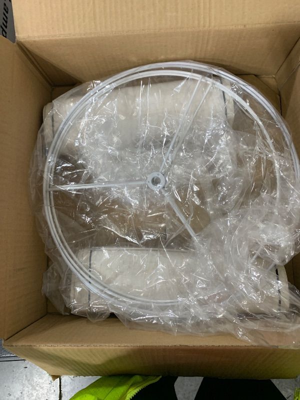 Photo 1 of Set of 2 Pure White Linen Drum Lamp Shade 13" Top x 13" Bottom x 10" High (Spider) Contemporary Lamp Shades for Table Lamps & Bedside Lamps Replacement Lampshade - GO&SO - Assembly is Required