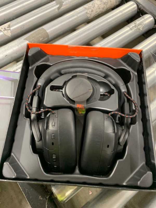 Photo 1 of JBL Quantum One - USB wired over-ear professional gaming headset with head-tracking enhanced JBL QuantumSPHERE 360, Active noise cancelling and Hi-Res certified sound (Black)