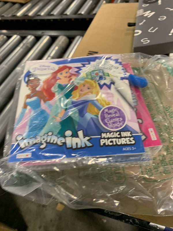 Photo 1 of Disney Princess Magic Ink Coloring Book Set - Bundle of 3 Imagine Ink Books for Girls Kids Toddlers Featuring Disney Princess, Moana, and Minnie Mouse with Invisible Ink Pens and Stickers