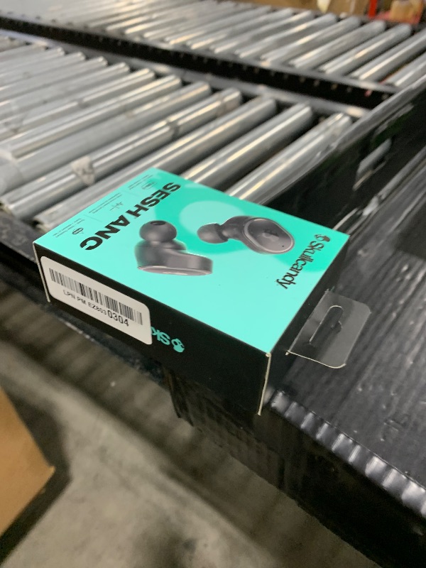 Photo 1 of Skullcandy Sesh ANC Wireless Earbuds, Bluetooth Headphones, Noise Cancelling, Up to 46 Hours Battery with Charging Case, Sweat and Water Resistant, Microphone for iPhone Android - True Black