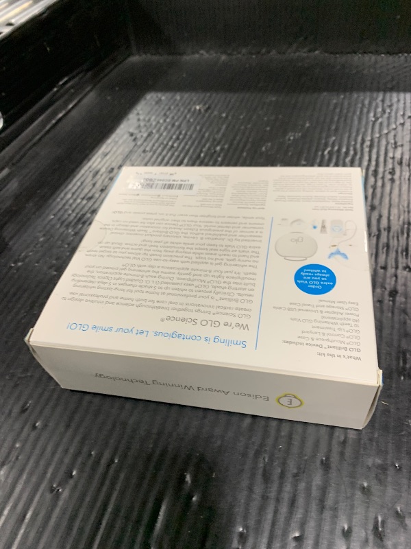 Photo 1 of GLO Science — GLO Classic Brilliant Teeth Whitening Device Kit w/Patented Warming Mouthpiece and Blue LED Light Technology — Designed for Sensitive Teeth, White Device