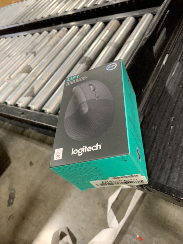 Photo 1 of Logitech Lift Vertical Ergonomic Mouse, Wireless Bluetooth or USB Receiver, Quiet Clicks, 4 Buttons, Right Hand Wireless Mouse, Windows/macOS/iPadOS, Laptop, PC - Graphite