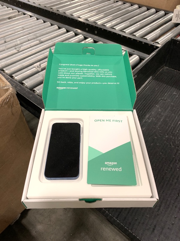 Photo 1 of Apple iPhone 13 Mini, 128GB, Blue - Unlocked (Renewed Premium)