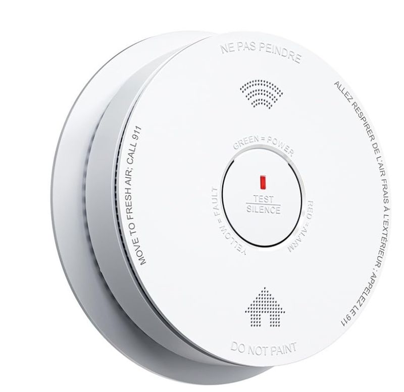 Photo 1 of Siterwell  Detector Carbon Monoxide Detector Combo 10 Year Battery, Meets UL217-9th Standards