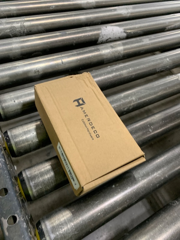Photo 1 of Amerdeco 10 Pack Champagne Bronze Cabinet Pulls 3.75 Inch(96MM) Hole Centers Kitchen Cabinet Handles Hardware