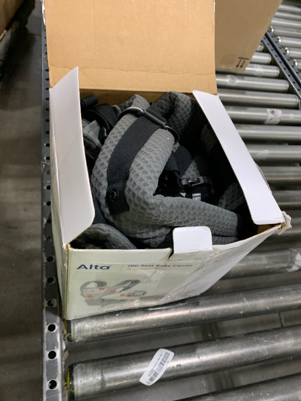 Photo 1 of Ergobaby Alta Hip Seat All-Position Breathable Mesh Hip Seat & Carrier, Graphite Grey