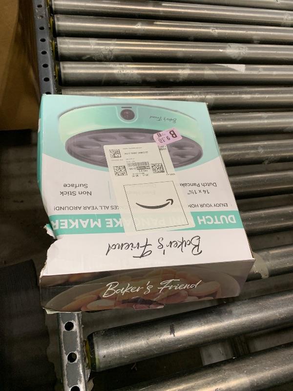 Photo 1 of Baker's Friend Mini Pancakes Maker Machine, Dutch Mini Pancake Griddle, 14 Holes Electric Poffertjes Pan, Ideal for Breakfast, Snacks, Desserts & More