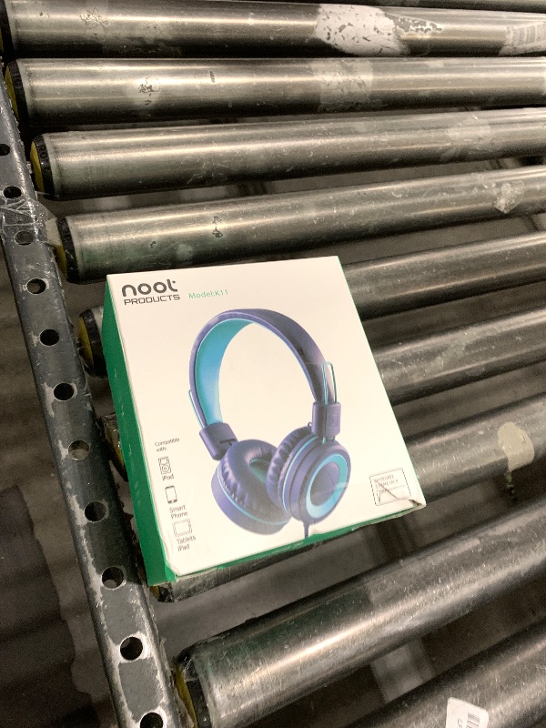 Photo 1 of Kids Headphones - noot products K11 Foldable Stereo Tangle-Free 3.5mm Jack Wired Cord On-Ear Headset 