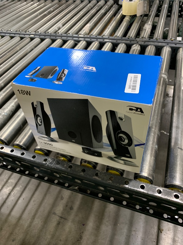 Photo 1 of Cyber Acoustics CA-3090 2.1 Speaker System with Subwoofer with 18W of Power – Easy Setup and Convenient Controls, Great for Music, Movies, and Gaming