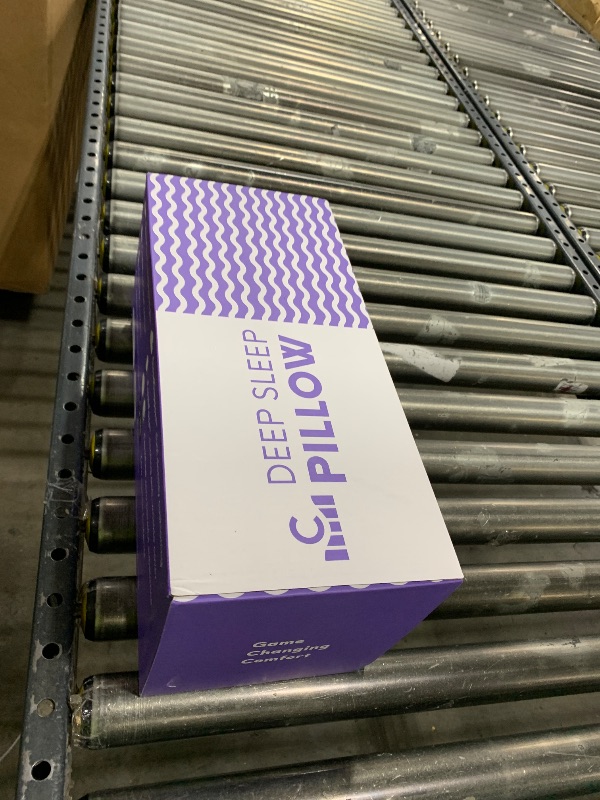 Photo 1 of C CUSHION LAB Deep Sleep Pillow, Patented Ergonomic Contour Design for Side & Back Sleepers, Orthopedic Cervical Shape Gently Cradles Head & Provides Neck Support & Shoulder Pain Relief - Calm Grey