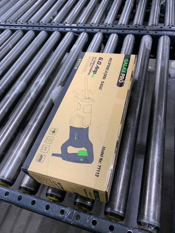 Photo 1 of GALAX PRO 120V Reciprocating Saw, 6.0 Amp Variable Speed Corded Reciprocating Saw with1-1/8" Stroke Length, 2800RPM and 6" Max for Wood, Metal, PVC Pipe Cutting