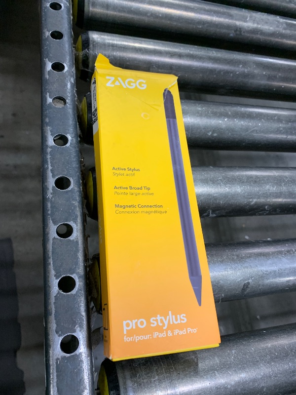 Photo 1 of ZAGG Pro Stylus with Active & Capacitive Tips, Palm Rejection, Tilt Recognition, Instant Bluetooth Pairing, Compatible with iPad Pro 11/12.9 (3,4, & 5 Gen)/Air 10.9/iPad 10.2/9.7/Mini 5