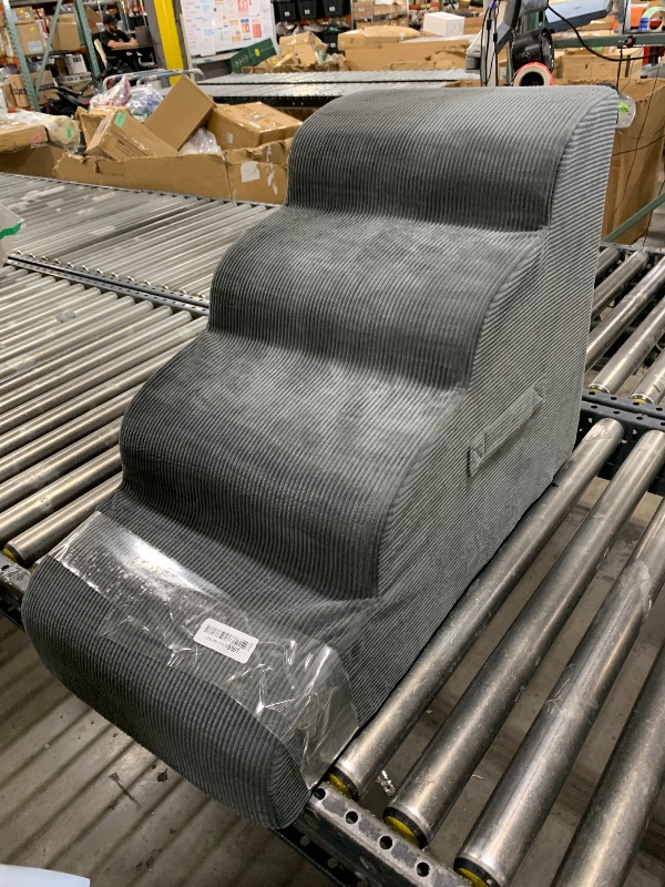 Photo 1 of Yiruka Dog Steps for Small Dog, 4-Step Pet Ramp and Stairs for High Beds and Sofa, Non-Slip Pet Stairs