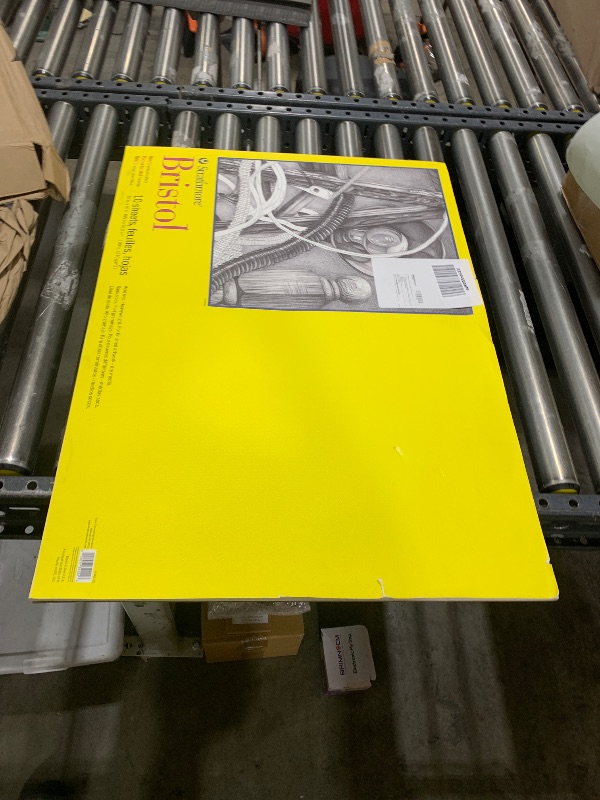 Photo 1 of Strathmore 300 Series Bristol Vellum Pad for Artists and Students, 22 x 30 inches, 10 Sheets for Drawing, Sketching, and Printing