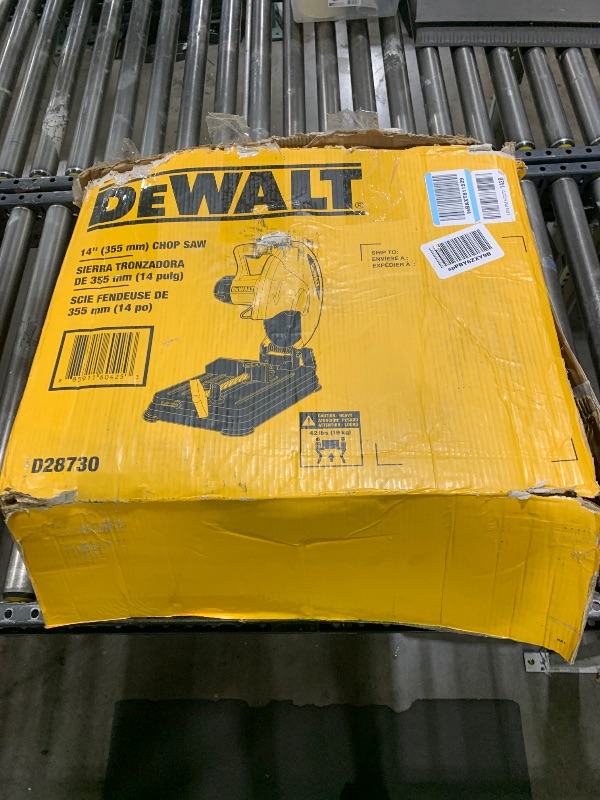 Photo 1 of DEWALT Chop Saw, 14-Inch (D28730)
