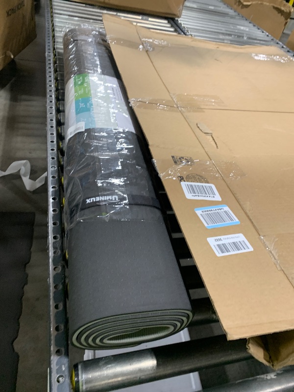 Photo 1 of UMINEUX Large Yoga Mat for Men and Women - 6'x4'x10mm, Extra Thick TPE Fitness Mat for Home Gym Workout, Non-Slip, Exercise Mat for Yoga, Pilates, Stretching, Meditation