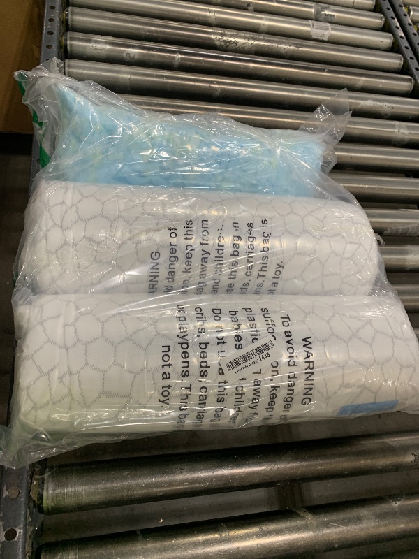 Photo 1 of SUPA MODERN Cooling Bed Pillows for Sleeping 2 Pack Shredded Memory Foam Pillows Adjustable Pillow for Side Back Stomach Sleepers Luxury Gel Pillows Queen Size Set of 2 with Washable Removable Cover