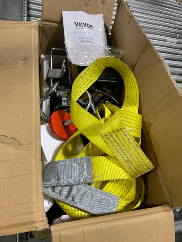 Photo 1 of VEVOR 2200lbs Electric Hoist with Wireless Remote Control,110v Electric Hoist with Remote Control, 40ft/20ft Lifting Height & Pure Copper Motor, for Garage Warehouse Factory