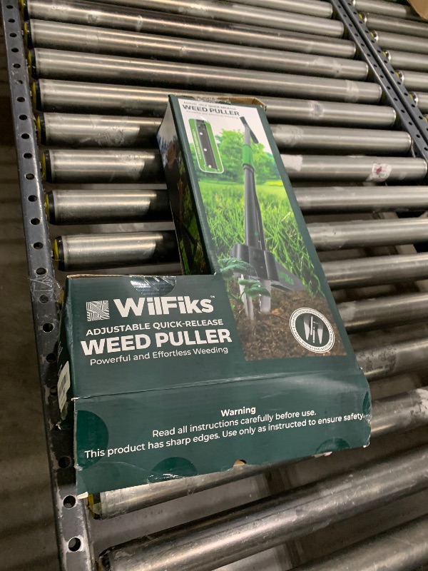 Photo 1 of Puller Tool with Long Adjustable Handle (36", 40", & 45"), Quick-Release Weed Ejector Mechanism, Lightweight Aluminum Stand-Up