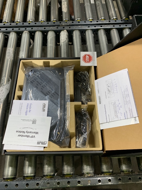 Photo 1 of ASUS ROG Rapture WiFi 6 AX Gaming Router (GT-AX6000) Dual 2.5G WAN/LAN Ports, Quad-Core 2.0Ghz CPU, WAN Aggregation, AiMesh Compatible, Lifetime Internet Security, Instant Guard, Aura RGB
