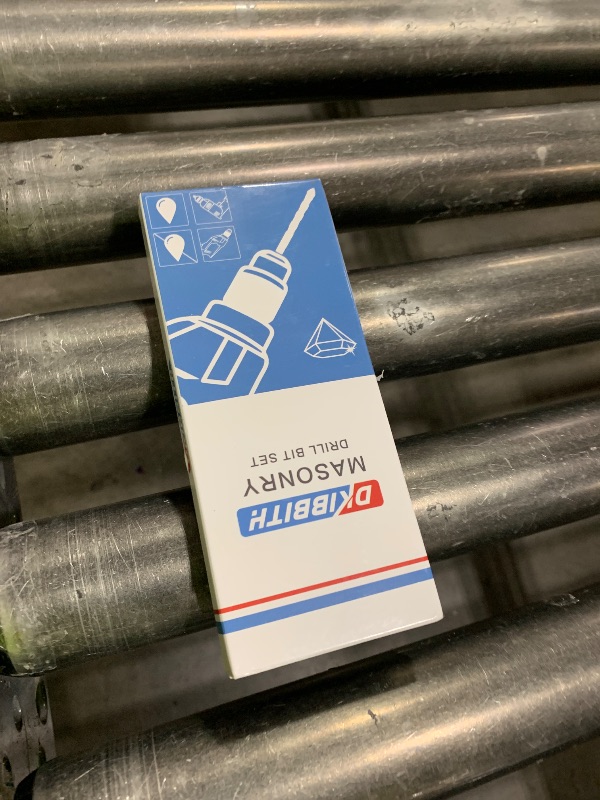 Photo 1 of 10-Piece Masonry Drill Bit Set for Concrete Tile Glass Ceramic Brick,1/8 to 1/2 Inch Drilling Bits with Triangle Handle,Tungsten Steel Alloy Tip.?Black?