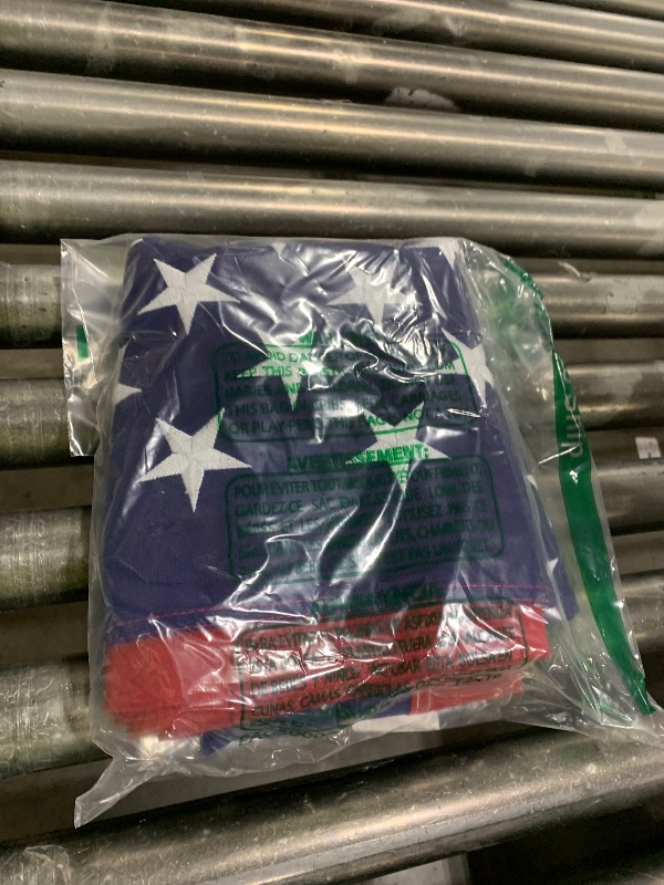 Photo 1 of American Flag for Outside 3x5 FT, Deluxe Heavy Duty Spun Polyester, TearProof and Waterproof Super Tough Series