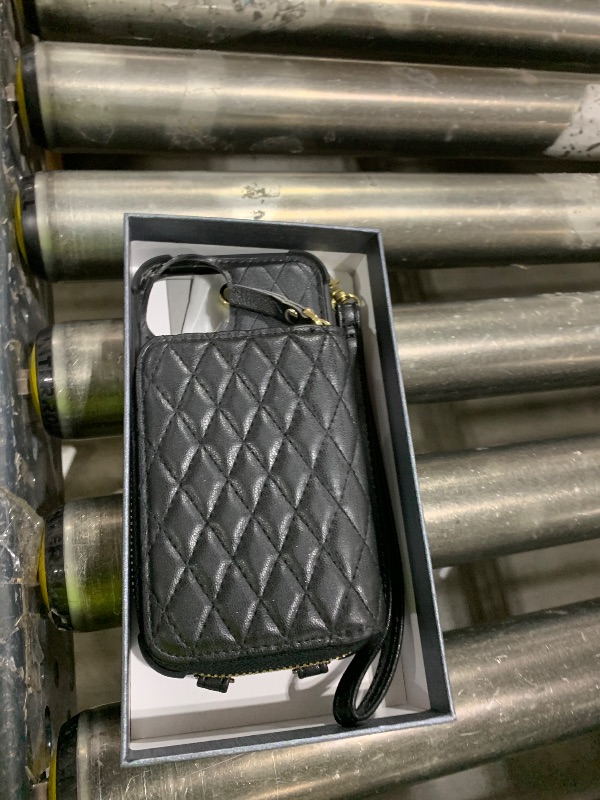 Photo 1 of MONASAY Zipper Wallet Case Fit for iPhone 13,[Glass Screen Protector ][RFID Blocking] 
