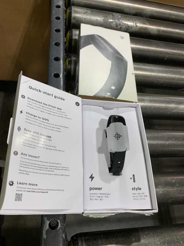 Photo 1 of Fitbit Inspire 3 Health &-Fitness-Tracker with Stress Management, Workout Intensity, Sleep Tracking, 24/7 Heart Rate and more, Midnight Zen/Black One Size (S & L Bands Included)