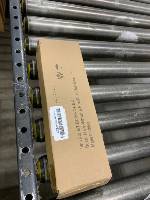 Photo 1 of Stanbroil 3/8" X 24" Non-Whistle Flexible Flex Gas Line with Brass Ends for NG or LP Fire Pit and Fireplace