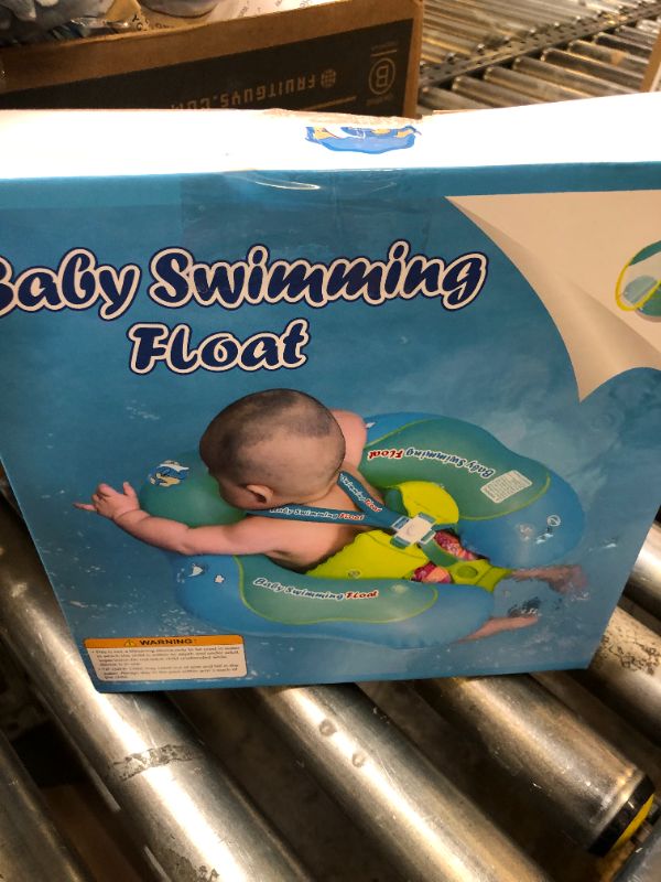 Photo 1 of [New Upgraded] Swimbobo Baby Swimming Float Kids Inflatable Swim Ring with Safety Support Bottom Swimming Pool Accessories for 3-36 Months (Blue, XL)