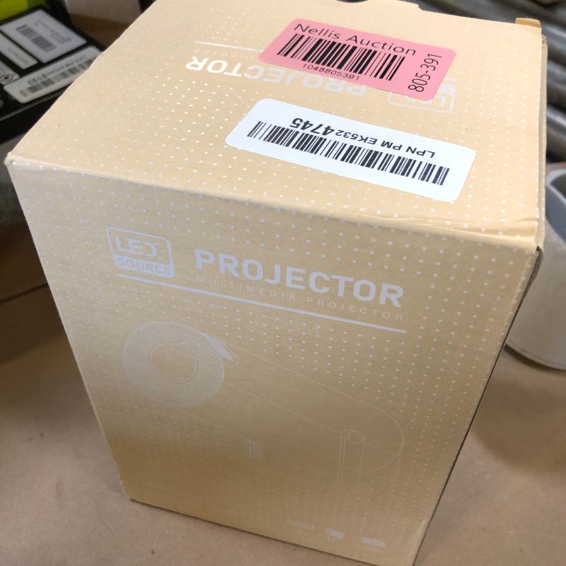 Photo 1 of Mini Projector, HY300 PRO Portable Projector, Support 4K 1080P with Dual-Band WIFI6 5G Wireless 5.2 Bluetooth Android 11, 180° Rotatable, Auto Keystone Correction, 35"-130" Screen Video Projector
