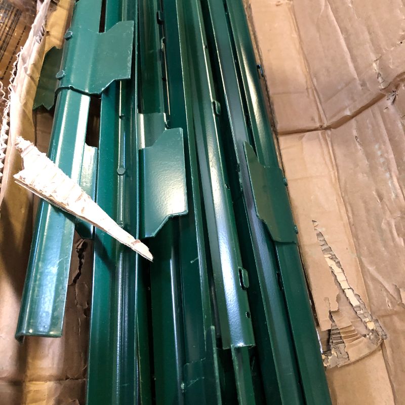 Photo 1 of   Garden Fence Post,  Heavy Duty Metal U-Post for Wire Fence, 