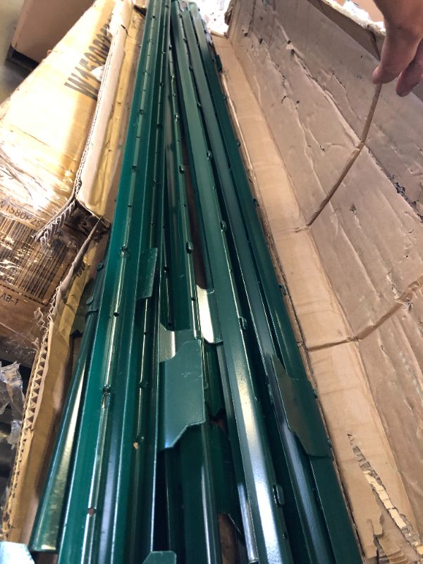 Photo 1 of   Garden Fence Post,  Heavy Duty Metal U-Post for Wire Fence, 