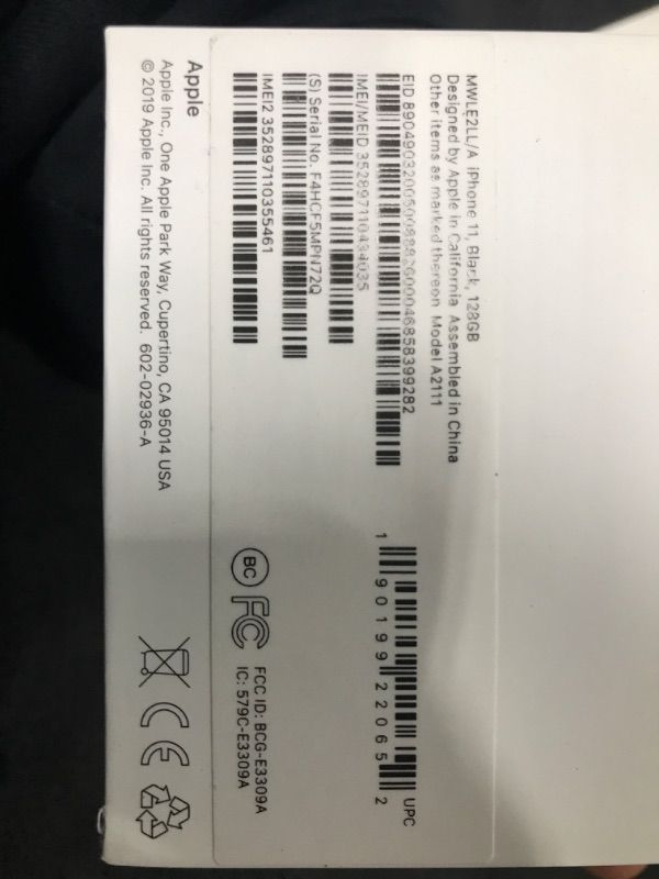 Photo 1 of Apple iPhone 11 [128GB, Black] + Carrier Subscription [Cricket Wireless]
