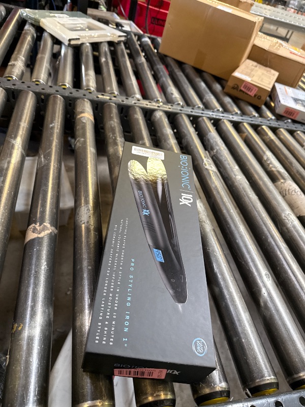 Photo 1 of Bio Ionic 10X Styling Iron, 1" Hair Straightener with Moisturizing Heat Technology, Flat Iron for 10-Minute Styling, Hair Straightener and Curler