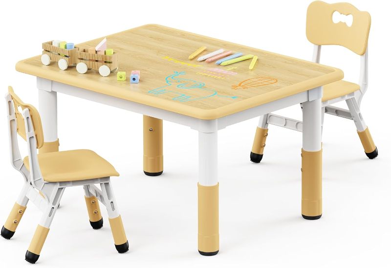 Photo 1 of  Kids Table and 2 Chairs Set,